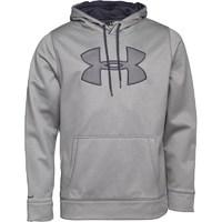 Under Armour Mens ColdGear Storm Armour Fleece Big Logo Hoody Grey