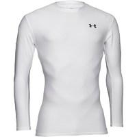 under armour mens coldgear evo compression long sleeve crew white