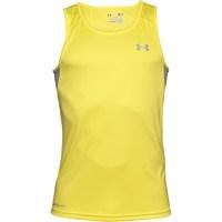 under armour mens coldblack run singlet yellow ray