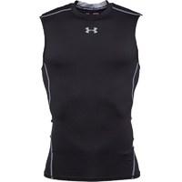 under armour mens heatgear armour sleeveless compression top black