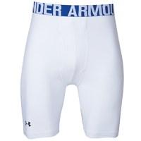 under armour mens coldgear compression shorts white