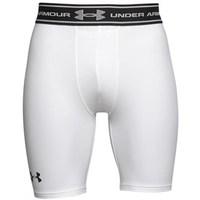 Under Armour Mens ColdGear Compression Ventilated Shorts White