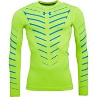 Under Armour Mens ColdGear Infrared Armour Long Sleeve Compression Top Hi Viz Yellow