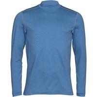 Under Armour Mens ColdGear Evo Long Sleeve Fitted Mock Neck Top Blue