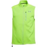 Under Armour Mens ColdGear Storm Infrared Reflective Run Vest Neon Yellow