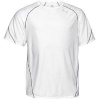 Under Armour Mens HeatGear Draft 3 Running Top White/Mantis/Mantis