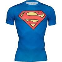 under armour mens heatgear alter ego short sleeve compression top roya ...