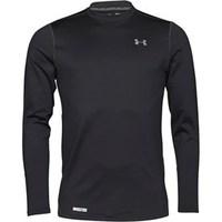 Under Armour Mens ColdGear Evo Fitted Long Sleeve Crew Neck Top Black