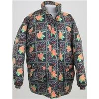 Unbranded size M multicoloured floral quilted jacket