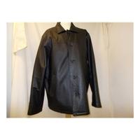 Unbranded, Black Leather Jacket