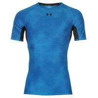 under armour heatgear armour print training baselayer top mens