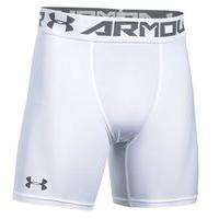 Under Armour HeatGear 2.0 Compression Short - Mens - White/Graphite