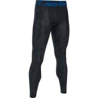 Under Armour Heatgear Armour 2.0 Printed Compression Leggings - Mens - Black/Blue Marker