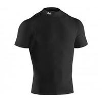 Under Armour Coldgear Short Sleeve Mock Compression Tee - Mens - Black - XX-Large