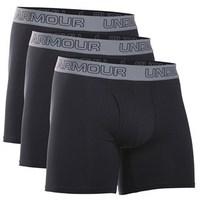 Under Armour Mens Cotton Stretch 6 Inch Boxer Jock (3 Pack)