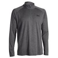 Under Armour Tech 1/4 Zip - Carbon Heather/Black