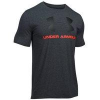 Under Armour Sportstyle Logo Tee - Mens - Black/Phoenix Fire