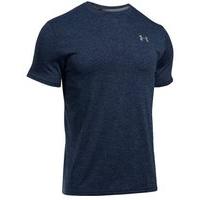 Under Armour Threadborne Streaker Short Sleeve Tee - Mens - Blackout Navy/Reflective Silver