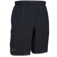 Under Armour Qualifier Printed Shorts - Mens - Black/Graphite