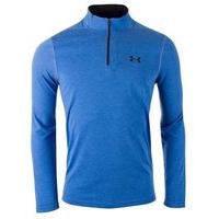 under armour threadborne fitted 14 zip mens blue marker