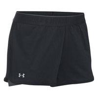 under armour heatgear armour 2 in 1 running shorts womens black