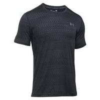 Under Armour Raid Jacquard Short Sleeve Tee - Mens - Black/Graphite