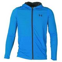 under armour threadborne fitted full zip hoodie mens blue marker