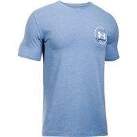 under armour mantra short sleeve tee mens blue markermedium heather