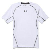 Under Armour ARMOUR HeatGear SS Compression Tee - White/Graphite