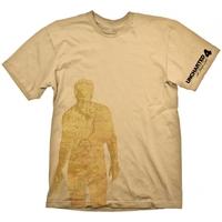 Uncharted 4 Nathan Drake Map T-shirt Beige Small