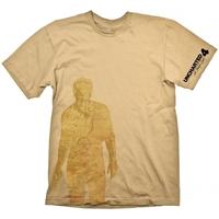 Uncharted 4 Nathan Drake Map T-shirt Beige X-Large