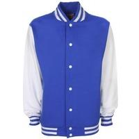 Unisex Varsity Jacket - Royal Blue And White