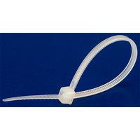 unistrand 100mm white cable ties pack of 100