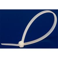 unistrand 200mm white cable ties pack of 100