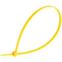 unistrand 300mm yellow cable ties pack of 100