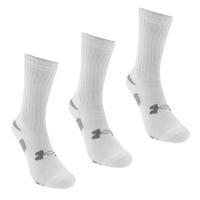 Under Armour Heat Gear 3 Pack Mens Crew Socks