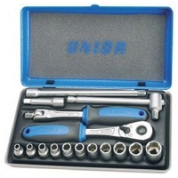 Unior Socket Set 1/42 drive 4 - 13mm