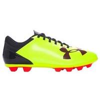 Under Armour Spotlight DL FG-R Football Boots - Youth - High Vis Yellow
