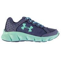 under armour micro assert 6 running trainers child girls