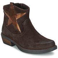 Unisa WAYLON girls\'s Children\'s Mid Boots in brown