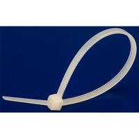 unistrand 150mm white cable ties pack of 100