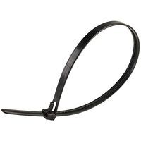 Unistrand Releasable Cable Ties Black 300mm (Pack of 100)