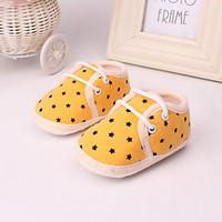 Unisex Baby Loafers Slip-Ons Fleece Spring Fall Casual Flat Heel Yellow Blue Blushing Pink Flat