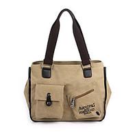 Unisex Canvas Sports Casual Outdoor Office Career Professioanl Use Shoulder Bag