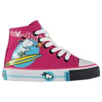 Unknown Snoopy Junior Girls Canvas Hi Trainers