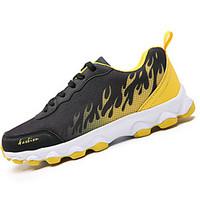 Unisex Sneakers Spring / Fall Comfort Tulle Casual Flat Heel Black / Red Walking