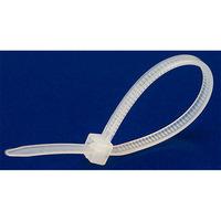 unistrand 80mm white cable ties pack of 100