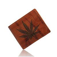 unisex pu metal casual wallet all seasons