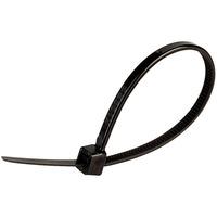 Unistrand 100mm Black Water Resistant Cable Ties - pack of 100