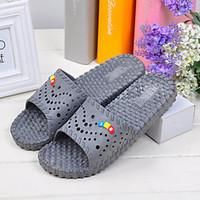 Unisex Slippers Flip-Flops Spring Summer Fall Winter Comfort PVC Casual Flat Heel Others Black Pink Others